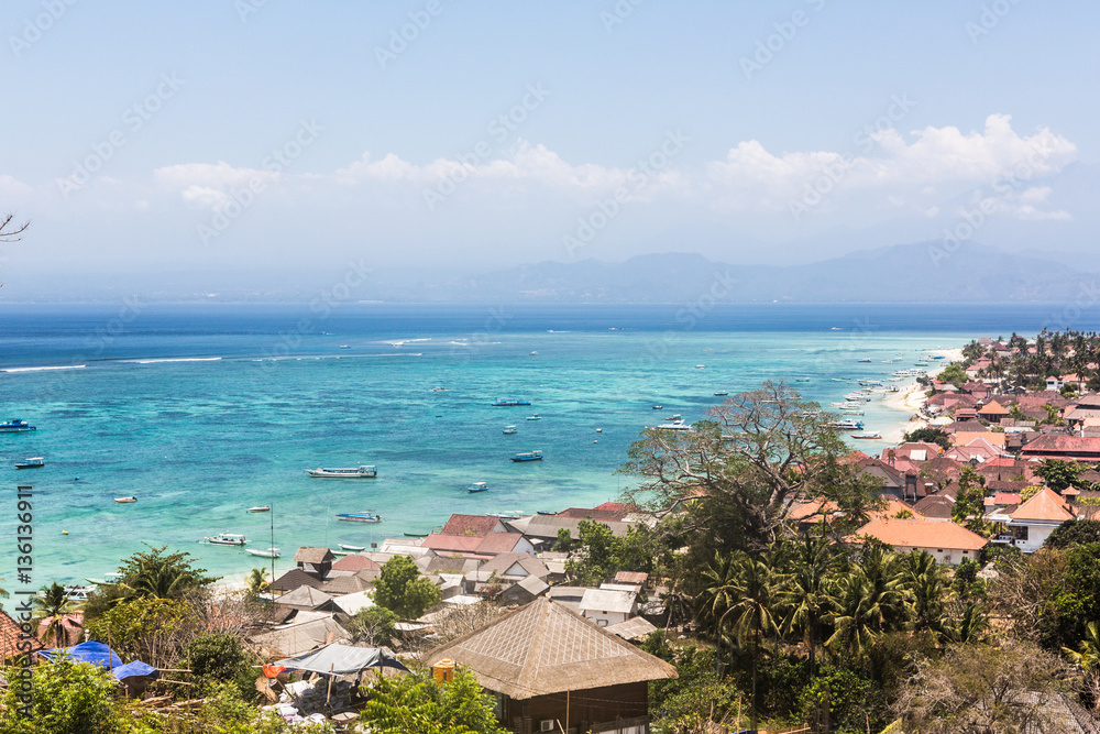 Panorama viewpoint in Lembongan, Bali