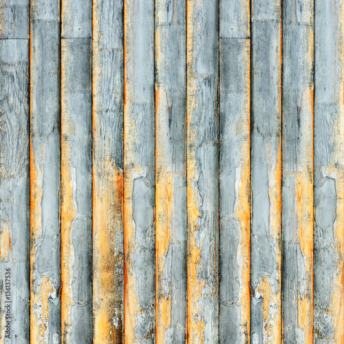 Old natural brown wood planks background. Closeup.