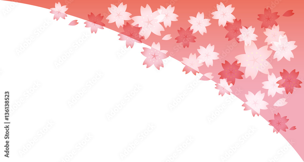桜 背景のイメージイラスト 桜 背景のイメージイラスト