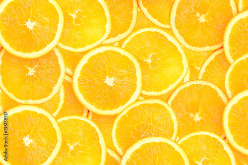 orange slices background texture