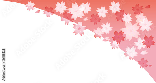 桜 背景のイメージイラスト Stock Vector Adobe Stock