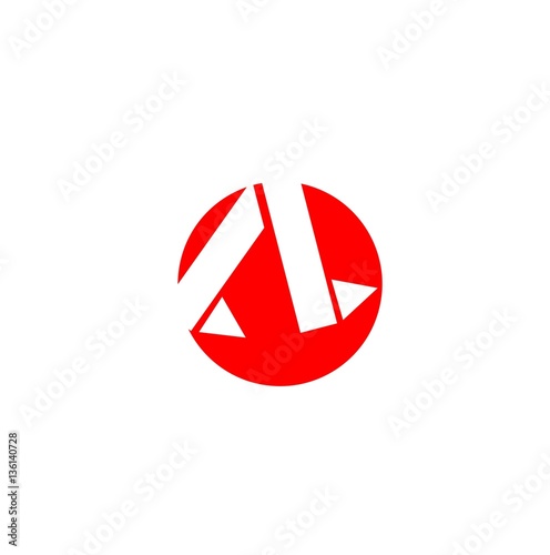 initial letter AL in circle red color logo vector Free Download initial letter AL in circle red color logo vector - GFXLoad