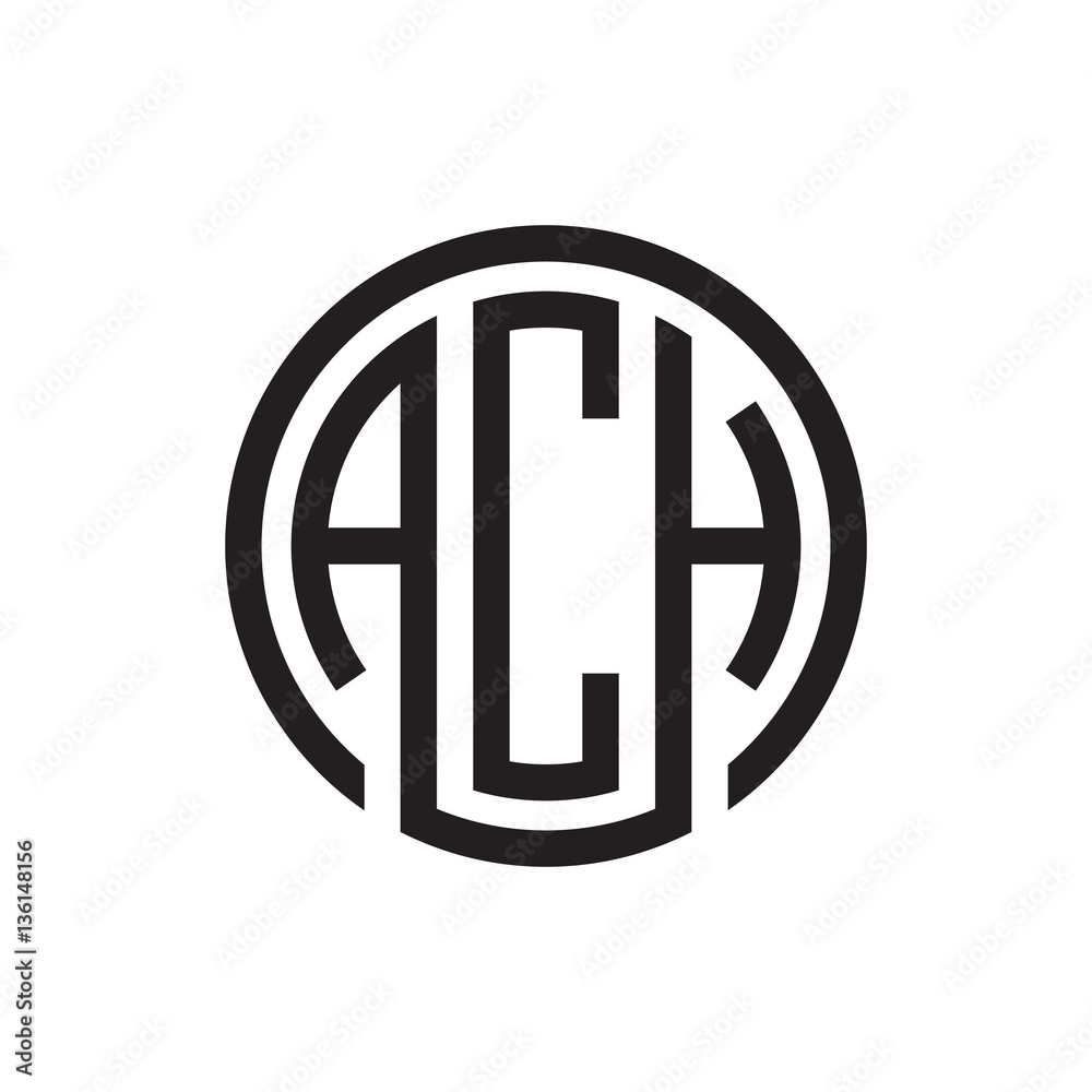 initial three letter logo circle black initial three letter logo circle black