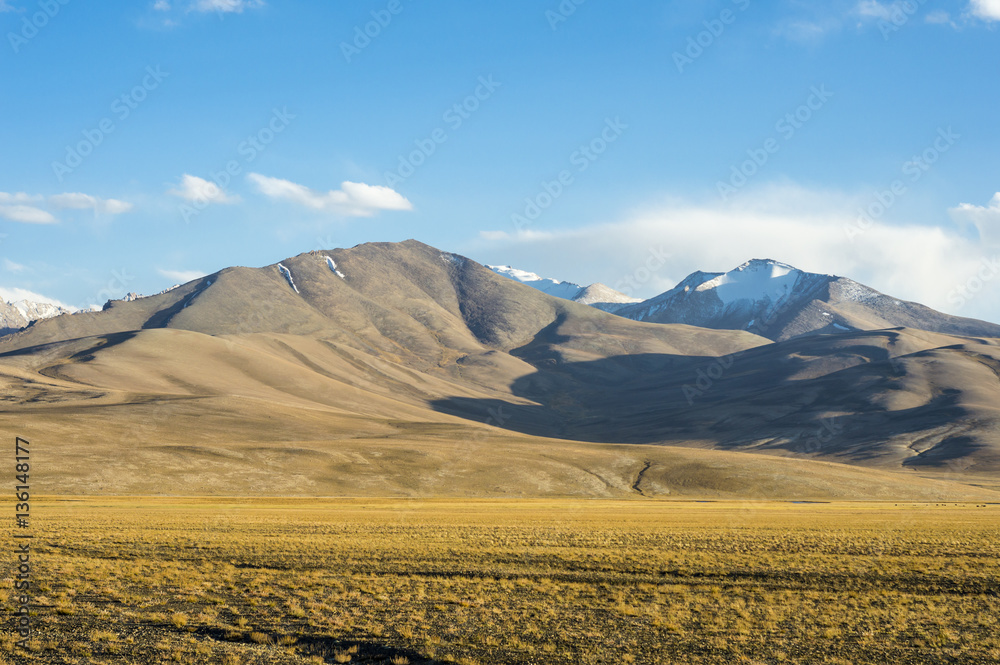 Pamir Mountains landscape in Gorno-Badakhshan Autonomous Region, Tajikistan