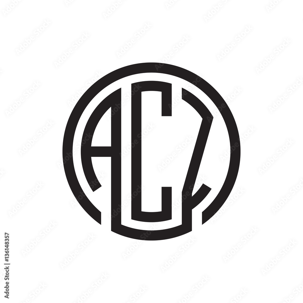 initial three letter logo circle black initial three letter logo circle black