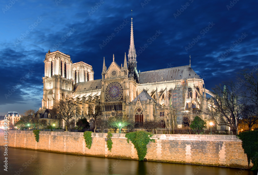 Notre Dame in Paris, France