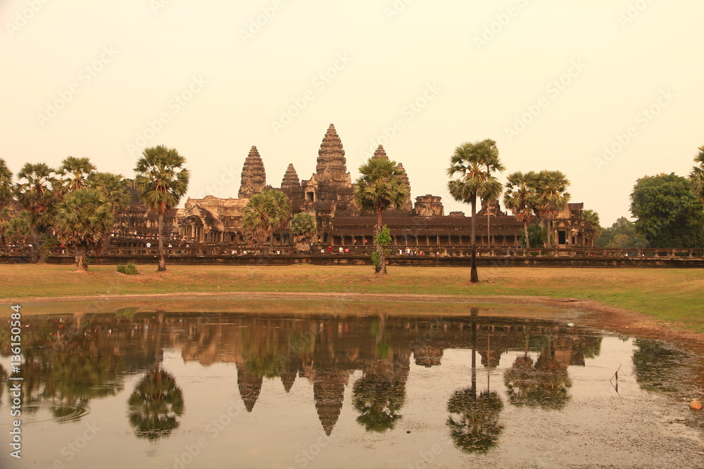 Obraz premium Angkor Wat at Sunset, Cambodia