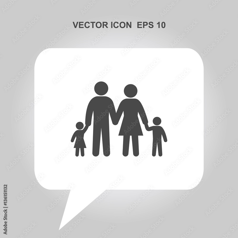 family vector icon