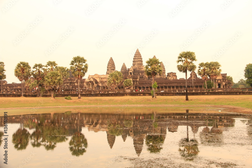Fototapeta premium Angkor Wat at Sunset, Cambodia