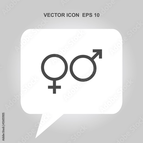 gender vector icon