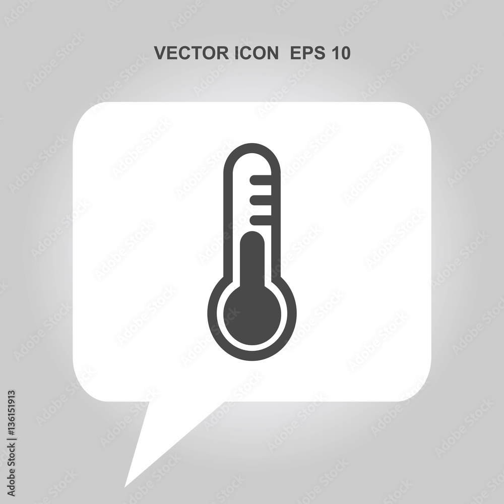 thermometer vector icon thermometer vector icon