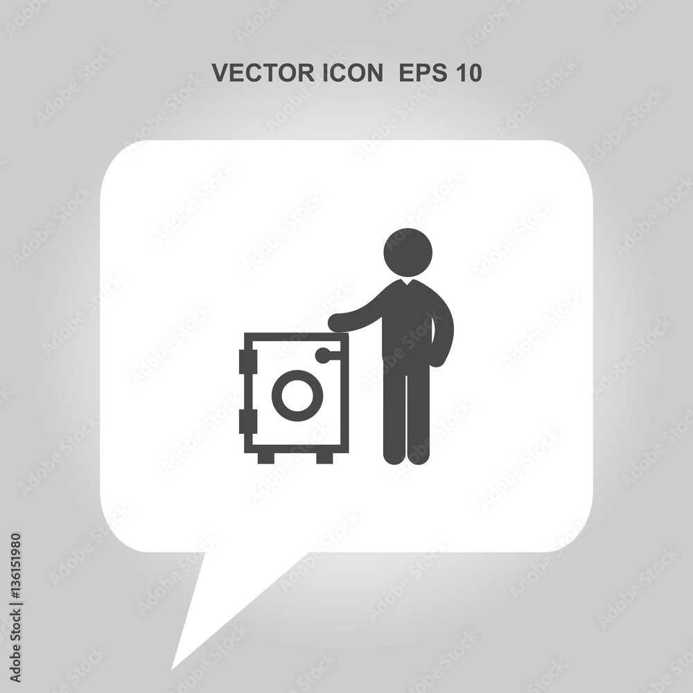 laundry and dry cleaning vector icon