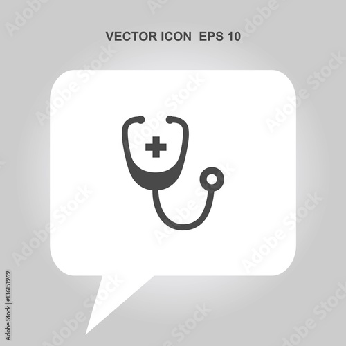stethoscope vector icon
