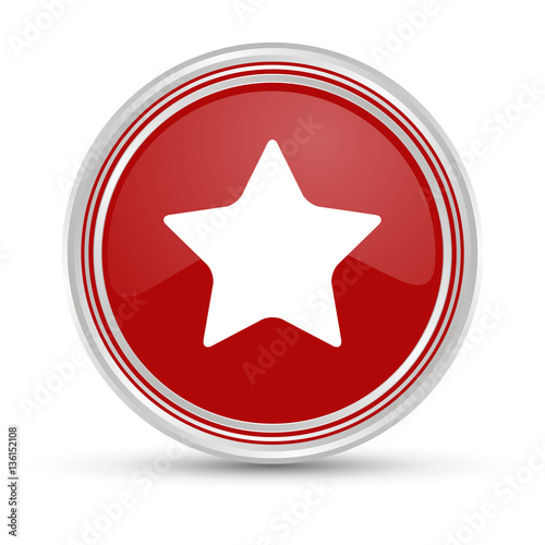 Roter Button - Stern
