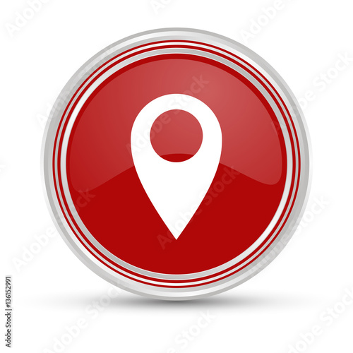 Roter Button - Navigation - Pin - Standort