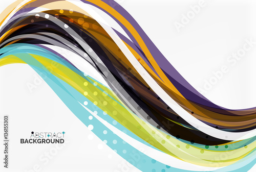 Flowing abstract background