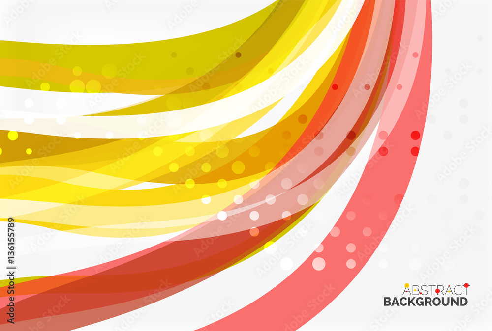 Colorful flowing wave abstract background