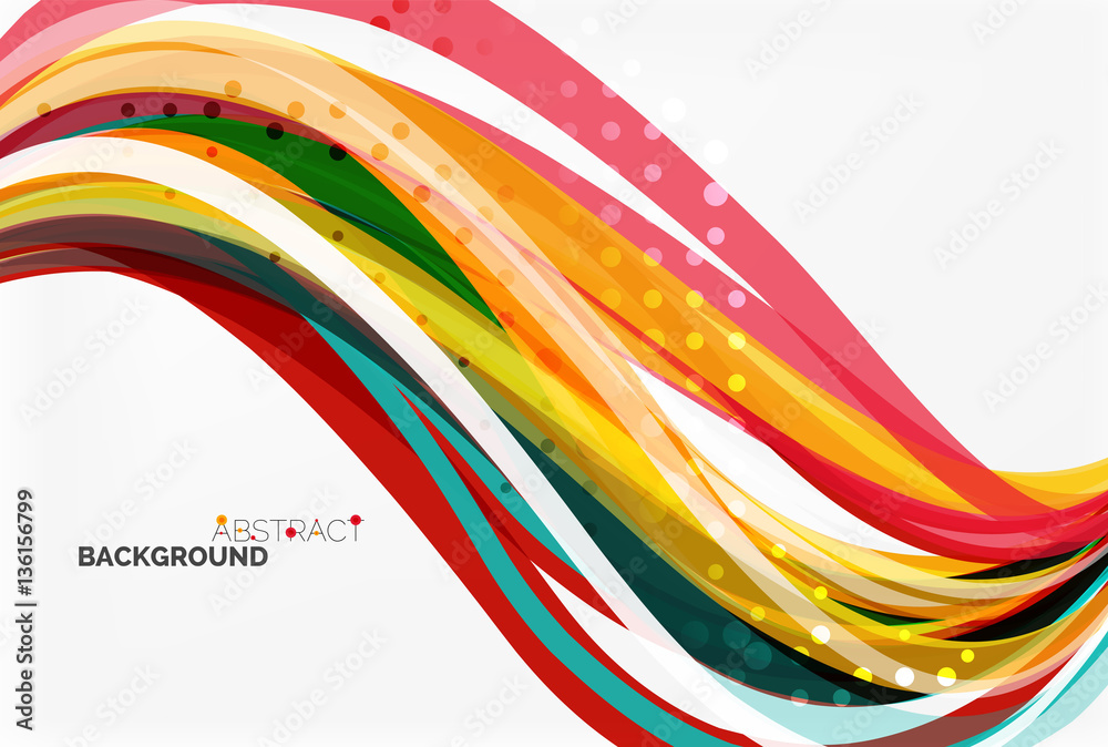 Colorful stripes on light background Colorful stripes on light background
