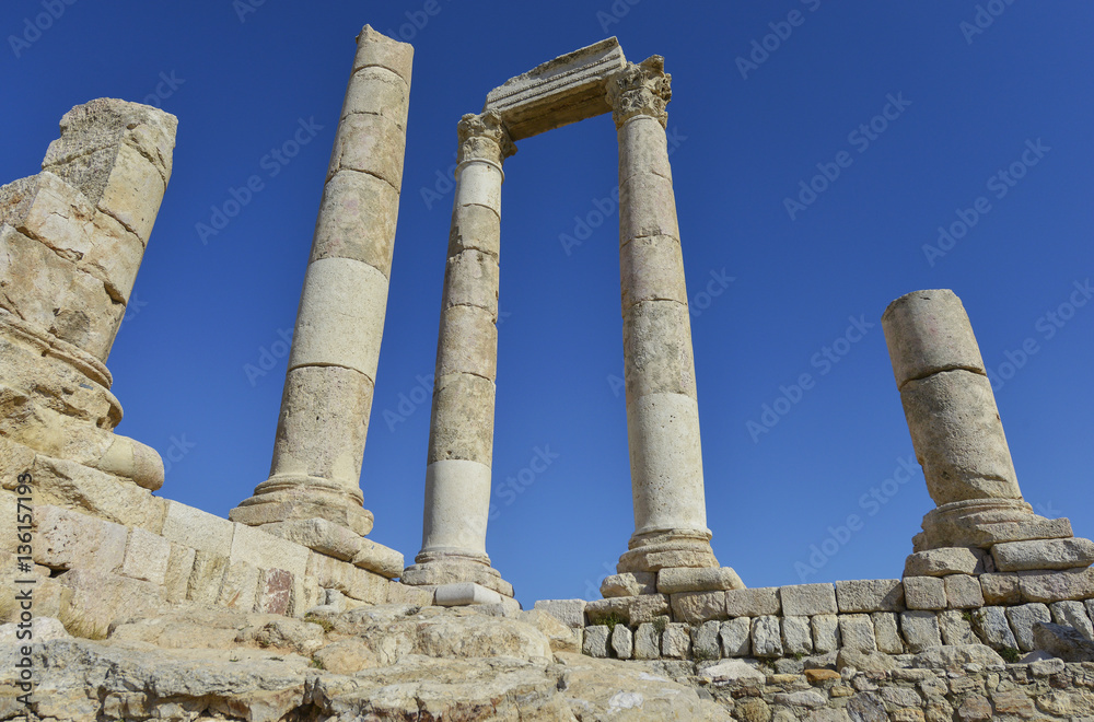 Templo de Hércules, Ciudadela de Amman, Jordania