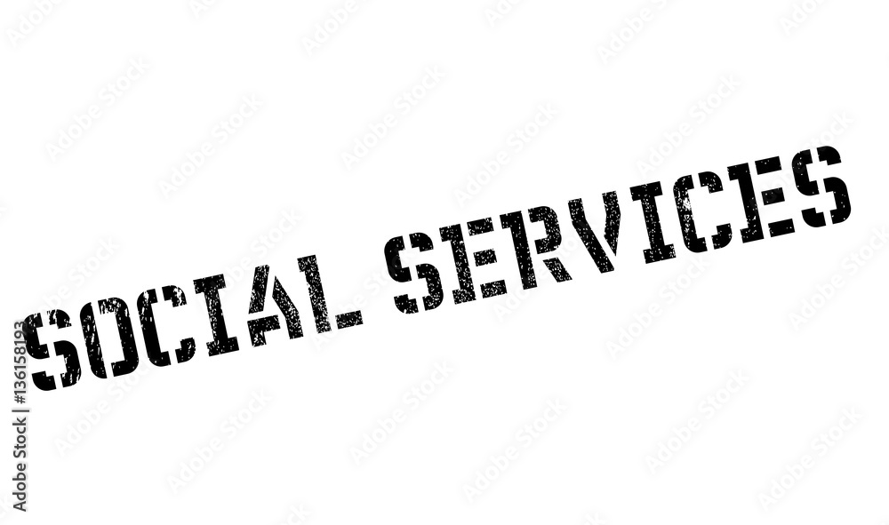 Social Services rubber stamp. Grunge design with dust scratches. Effects can be easily removed for a clean, crisp look. Color is easily changed. Social Services rubber stamp. Grunge design with dust scratches. Effects can be easily removed for a clean, crisp look. Color is easily changed.