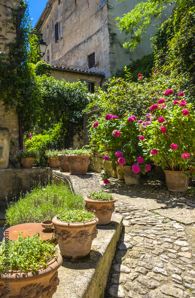 Village of Lacoste in Provence France Stock Photo | Adobe Stock