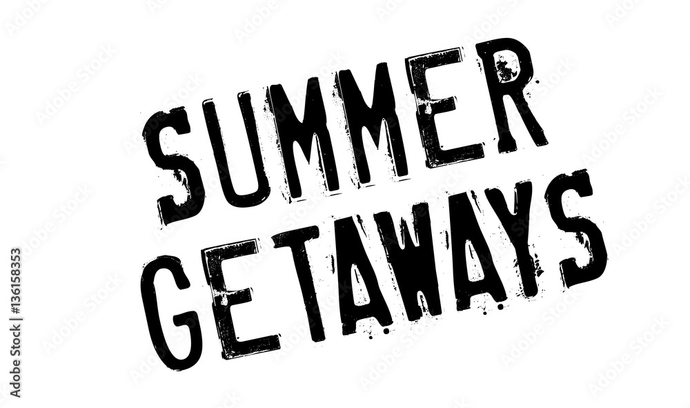 Summer Getaways rubber stamp. Grunge design with dust scratches. Effects can be easily removed for a clean, crisp look. Color is easily changed. Summer Getaways rubber stamp. Grunge design with dust scratches. Effects can be easily removed for a clean, crisp look. Color is easily changed.