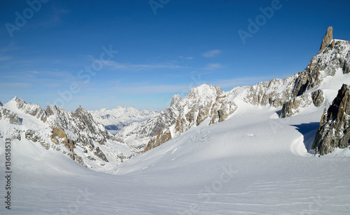 Il Monte Bianco e la vallée blanche