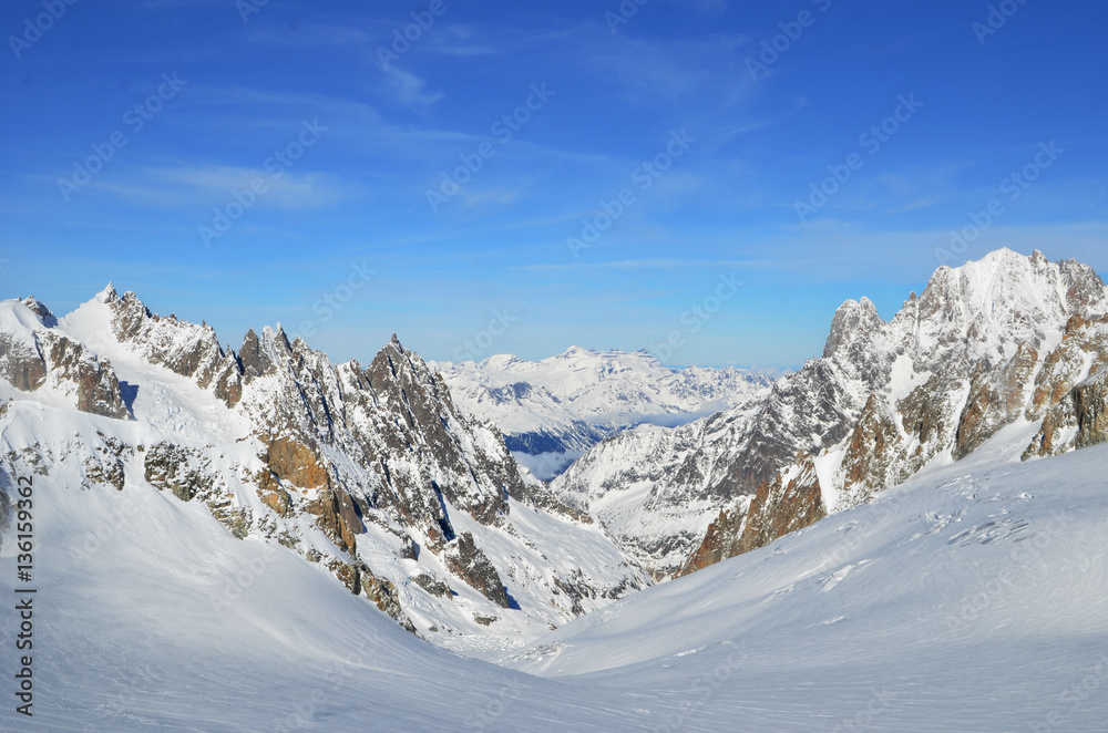 Monte Bianco e la vallée blanche