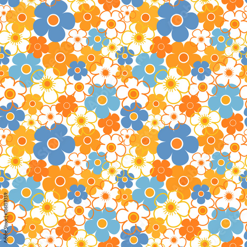 abstract floral print