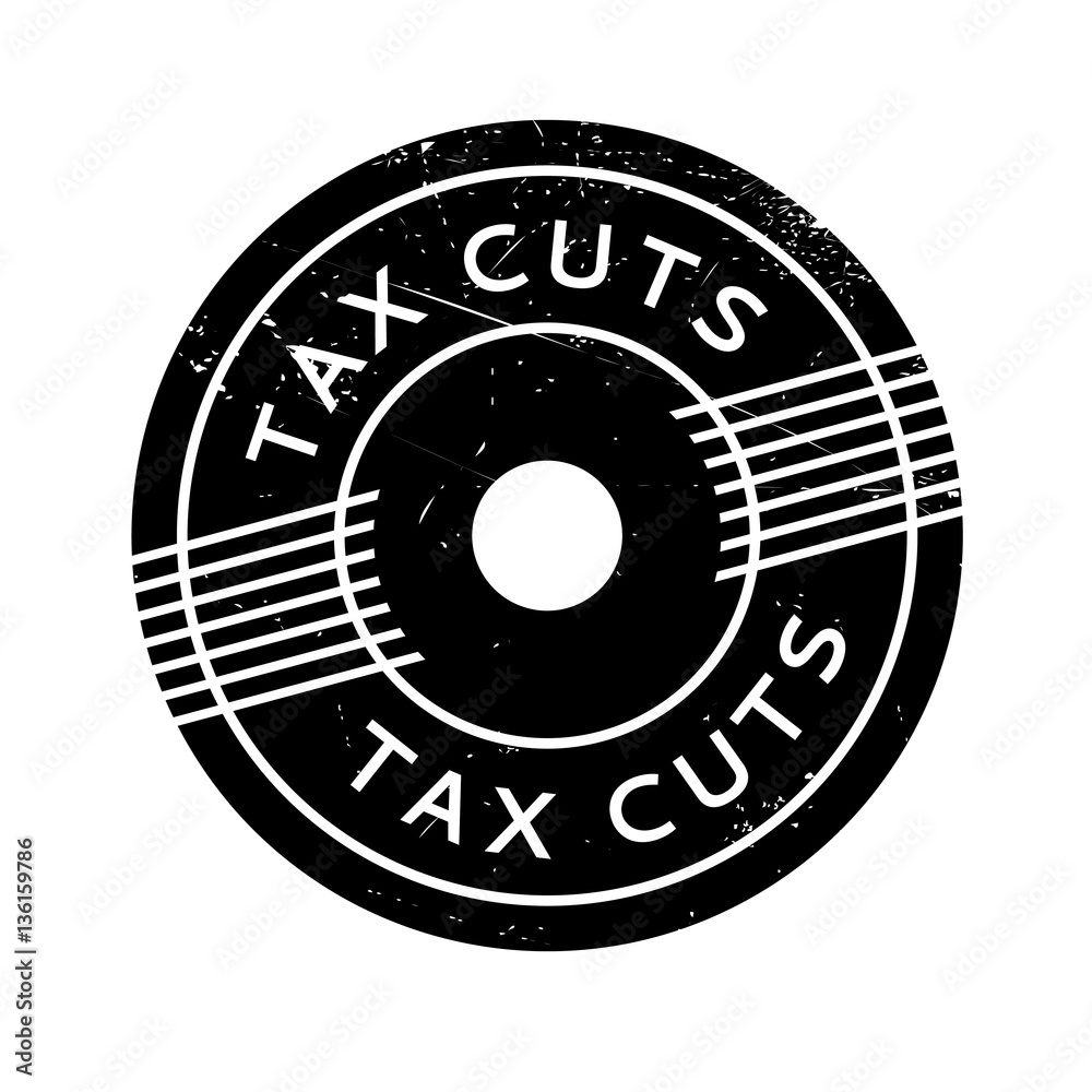 Tax Cuts rubber stamp. Grunge design with dust scratches. Effects can be easily removed for a clean, crisp look. Color is easily changed. Tax Cuts rubber stamp. Grunge design with dust scratches. Effects can be easily removed for a clean, crisp look. Color is easily changed.