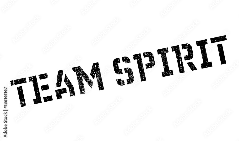 Team Spirit rubber stamp. Grunge design with dust scratches. Effects can be easily removed for a clean, crisp look. Color is easily changed.