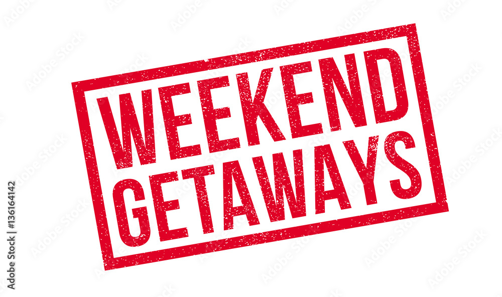 Weekend Getaways rubber stamp. Grunge design with dust scratches. Effects can be easily removed for a clean, crisp look. Color is easily changed. Weekend Getaways rubber stamp. Grunge design with dust scratches. Effects can be easily removed for a clean, crisp look. Color is easily changed.
