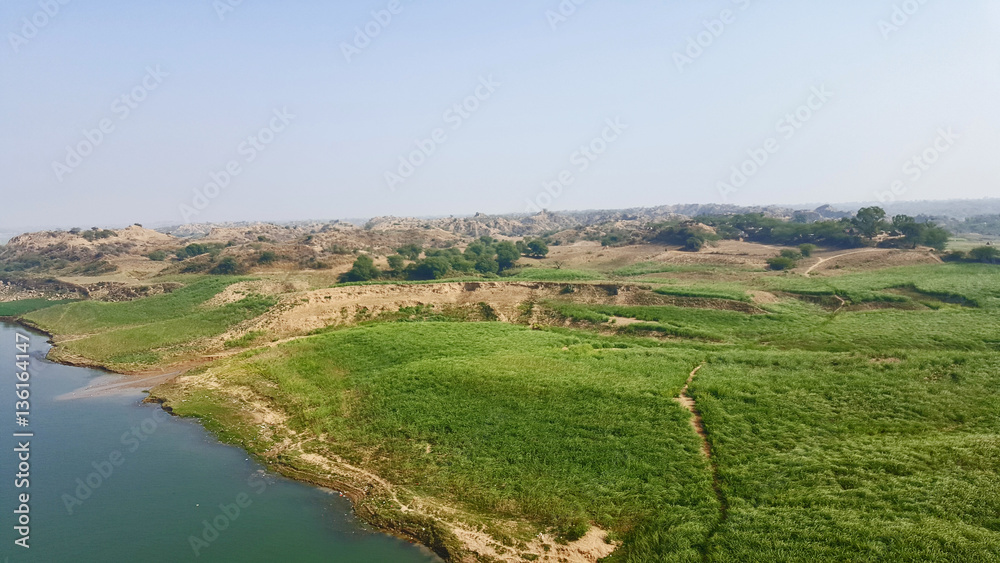 The infamous Chambal Valley, known as paradise of dacoits in the past.