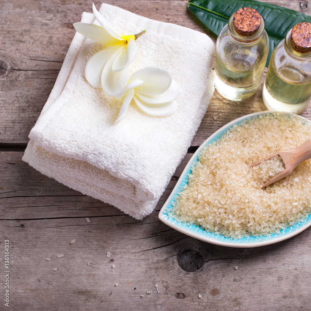 Spa setting. Spa setting.