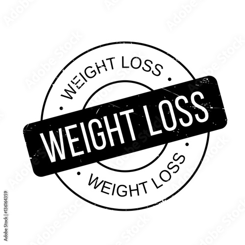 Weight Loss rubber stamp. Grunge design with dust scratches. Effects can be easily removed for a clean, crisp look. Color is easily changed.