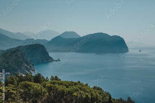 Adriatic sea coast by sunny day summer landscape. Montenegro. © YURII Seleznov