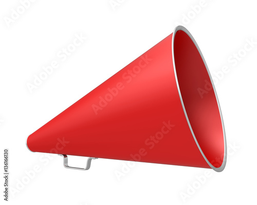 Red Vintage Megaphone