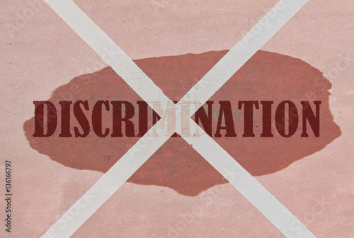 Single word Discrimination photo