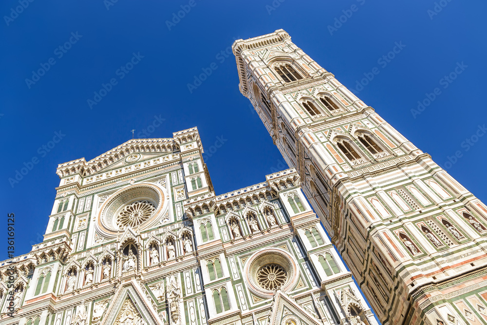 Cathedral Santa Maria del Fiore (fragment), Florence, Tuscany, Italy