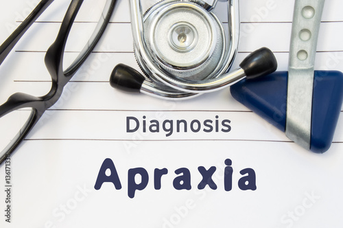 Bild auf Leinwand Neurological diagnosis of Apraxia