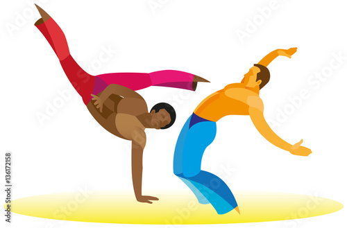 African American fighter Capoeira Brazilian national martial art