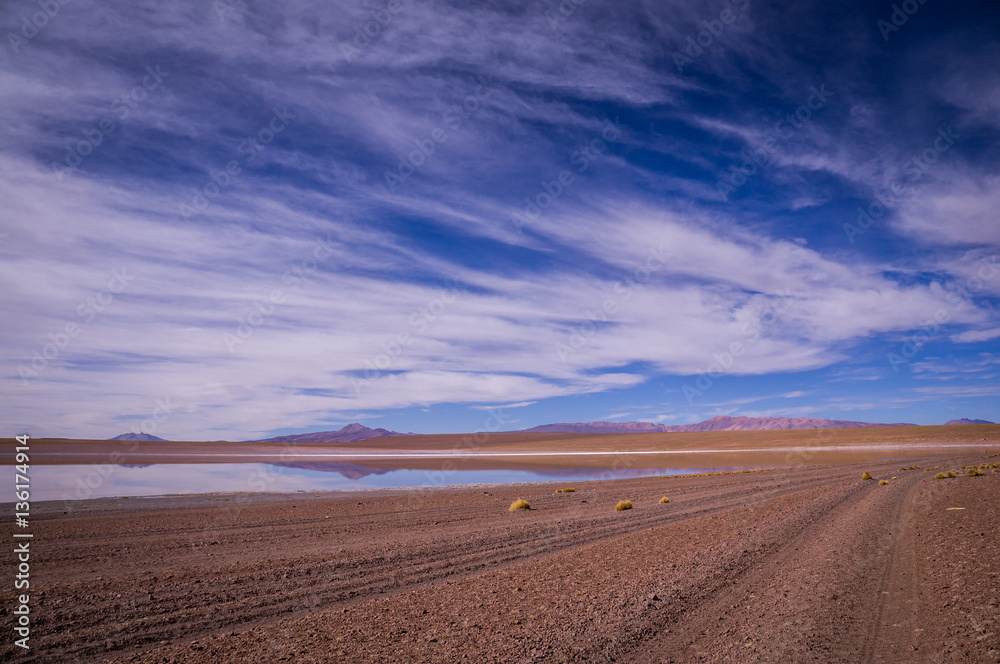 Reflections in altiplano, Bolivia