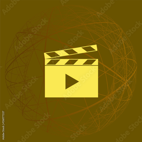 Media player icon vector illustration