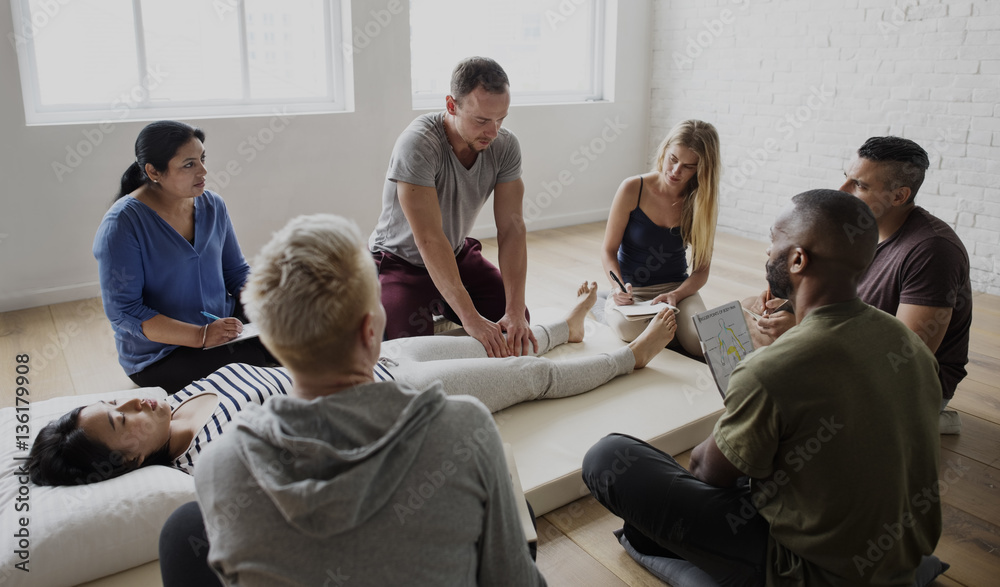 Fototapeta premium Health Wellness Massage Training Concept