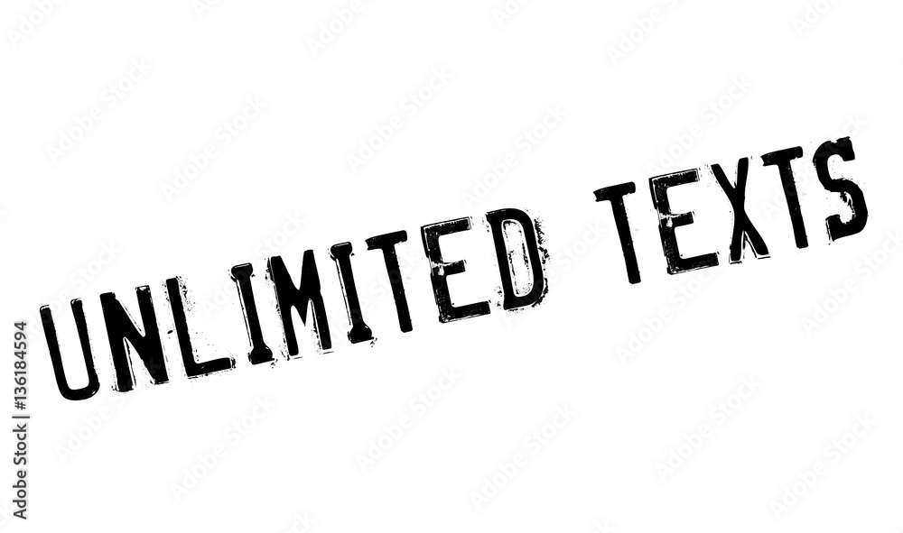 Unlimited Texts rubber stamp. Grunge design with dust scratches. Effects can be easily removed for a clean, crisp look. Color is easily changed. Unlimited Texts rubber stamp. Grunge design with dust scratches. Effects can be easily removed for a clean, crisp look. Color is easily changed.