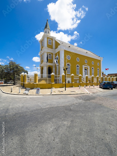 Jüdische Kirche Emanu - EL, Willemstad,  ehemalige niederländische Antillen, kleine Antillen, Curacao. Karibik photo