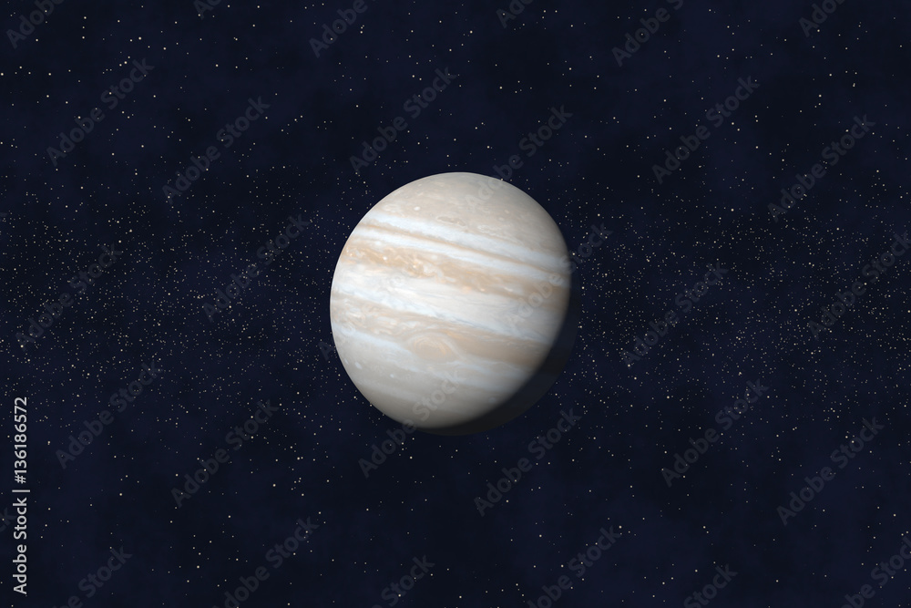 Planet Jupiter in Space