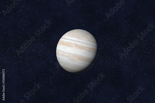 Fototapeta Naklejka Na Ścianę i Meble -  Planet Jupiter in Space