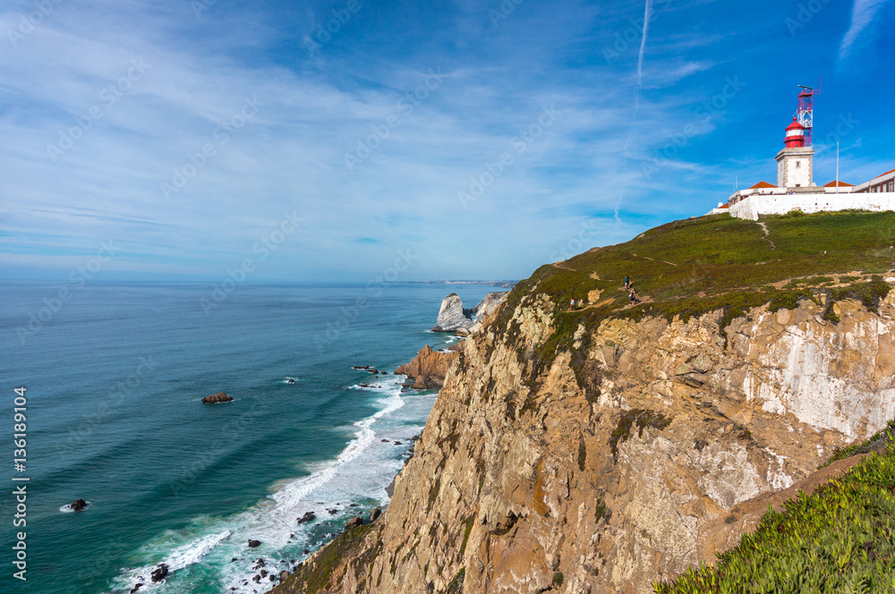 The Cabo da Roca lighthouse