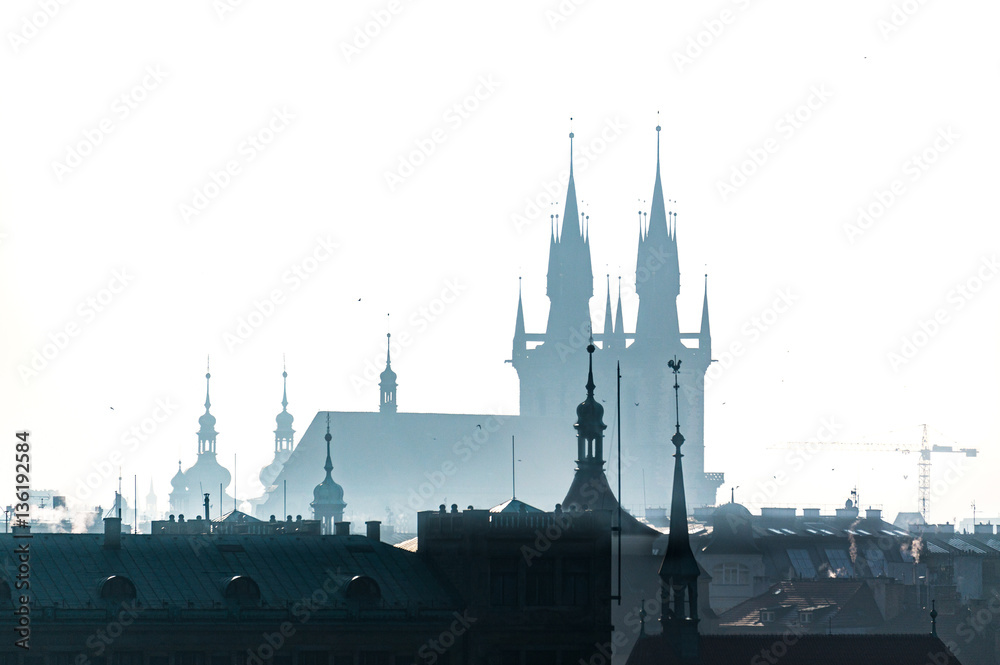 Naklejka premium Church of Our Lady in Prague